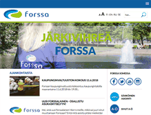 Tablet Screenshot of forssa.fi